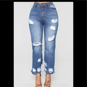Down To It Boyfriend Jeans - Dark Denim